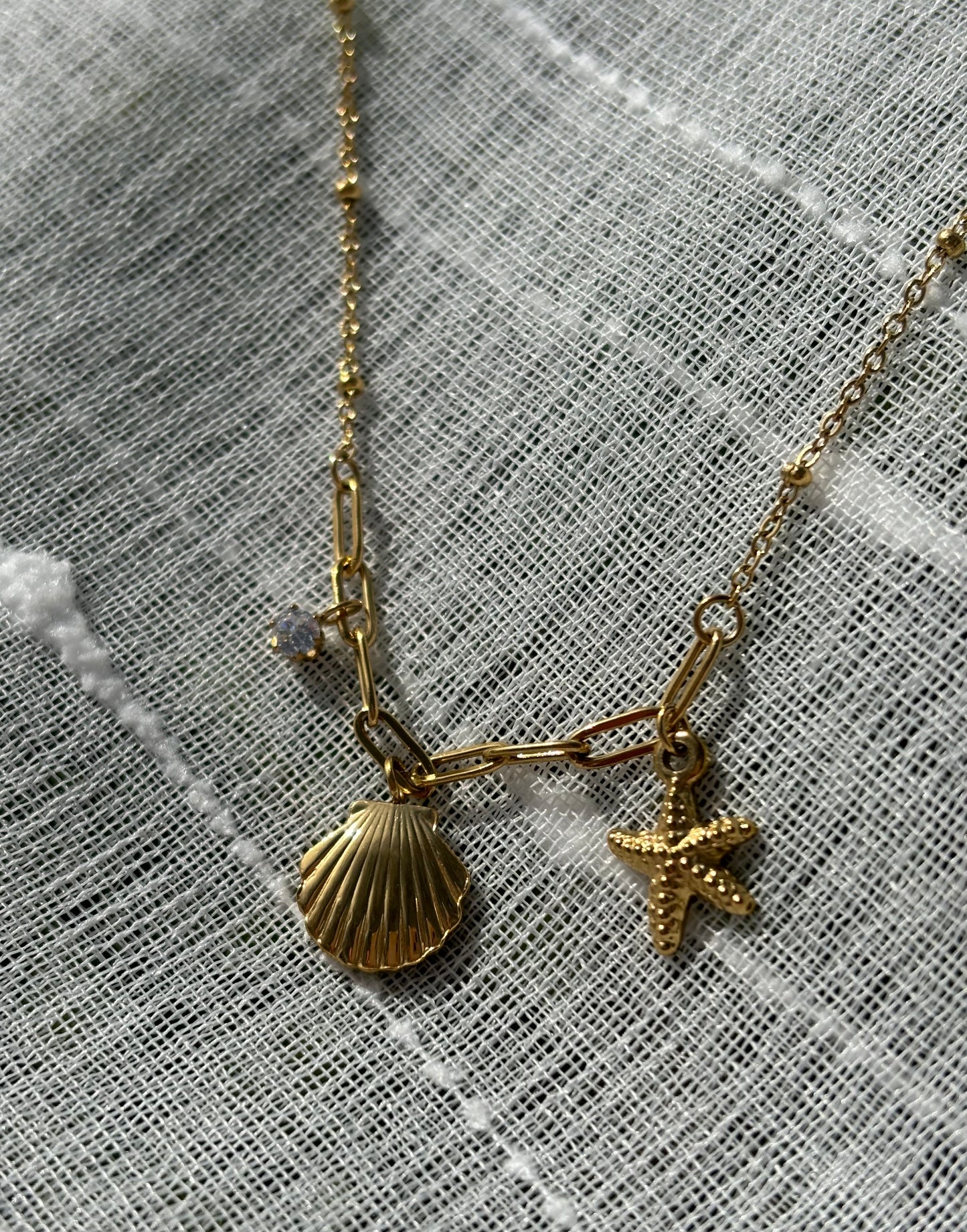 Golden Hour Charm necklace