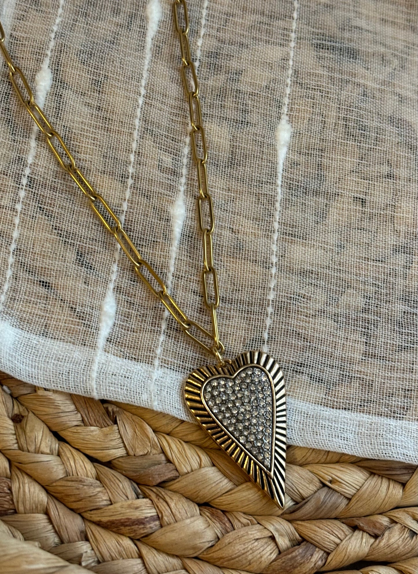 Heart You Necklace (20 inch chain)