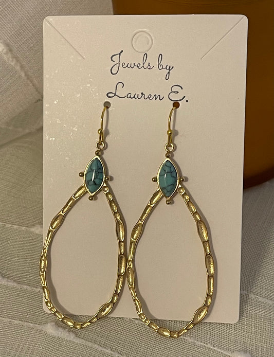 A Touch Of Turquoise Dangles