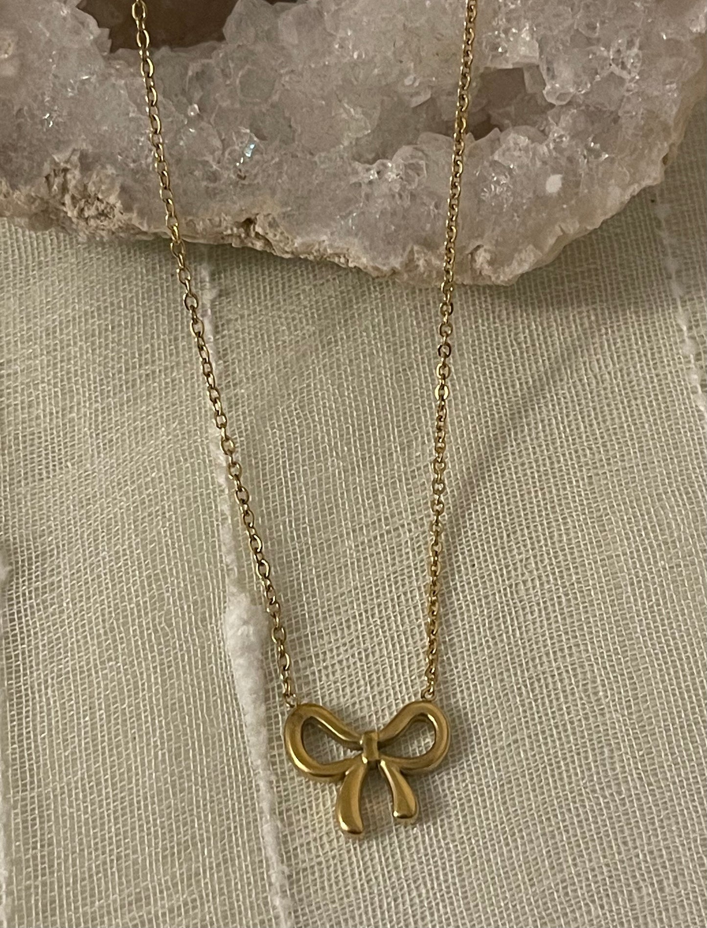 Just Add A Bow Necklace