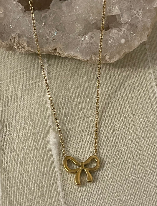 Just Add A Bow Necklace