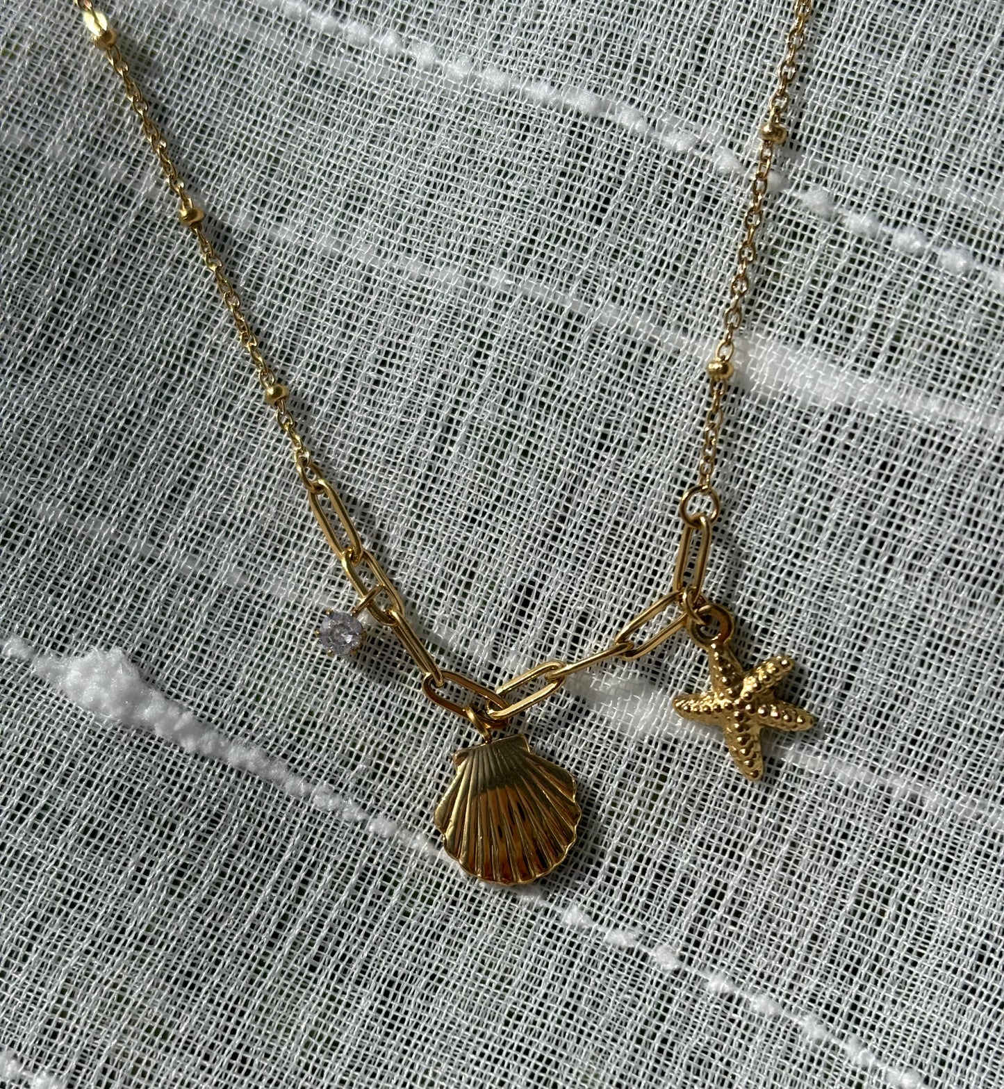 Golden Hour Charm necklace