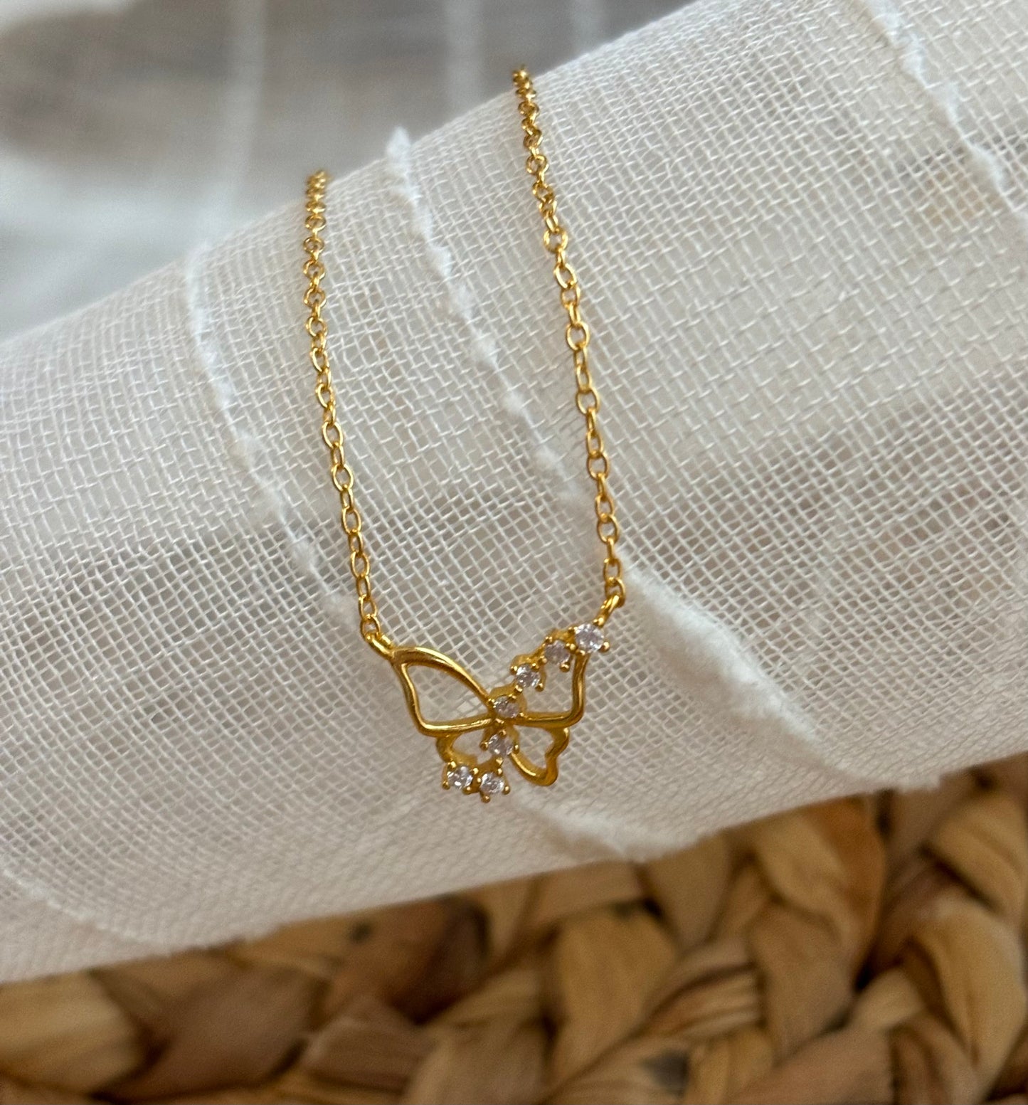 Dainty Butterfly Necklace