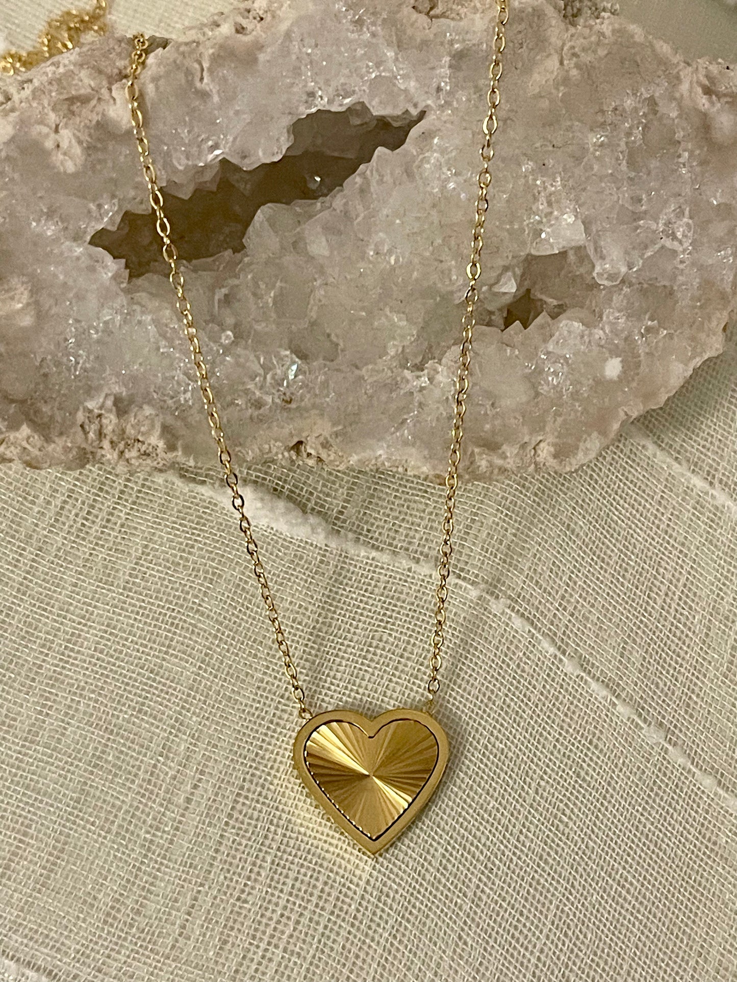 Heart Of Gold Necklace